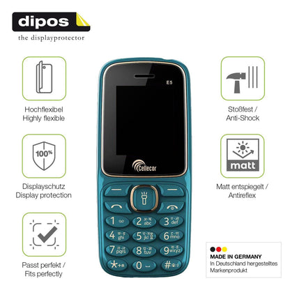 2x Full Cover Schutzfolie matt für Cellecor E5 (7)