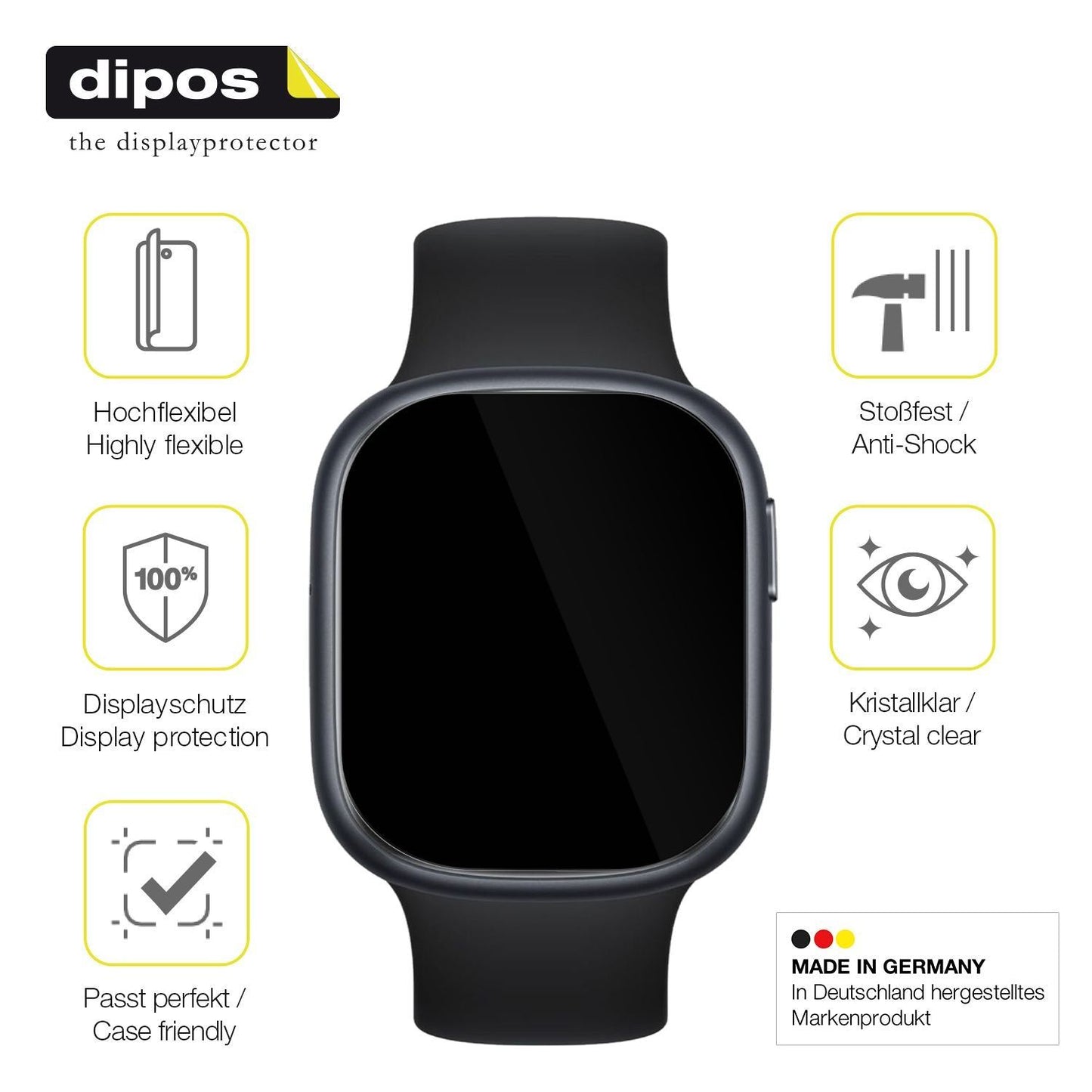 2x 3D Full Cover Schutzfolie für Honor Watch 4 (7)