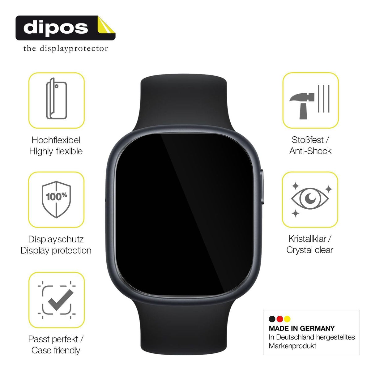 2x 3D Full Cover Schutzfolie für Honor Watch 4 (7)