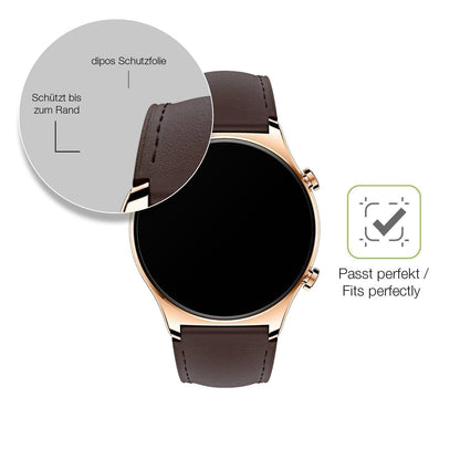 2x Full Cover Schutzfolie matt für Honor Watch GS  (6)