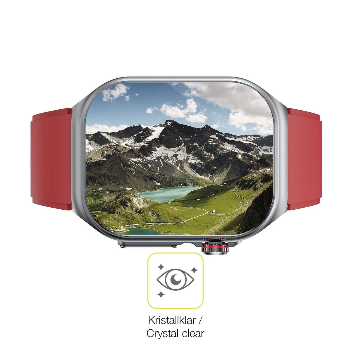 2x 3D Full Cover Schutzfolie für Rollme X3 Smartwa (5)