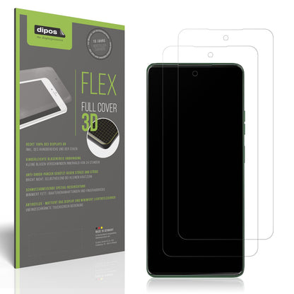 2x Full Cover Schutzfolie matt für Motorola Moto G (1)