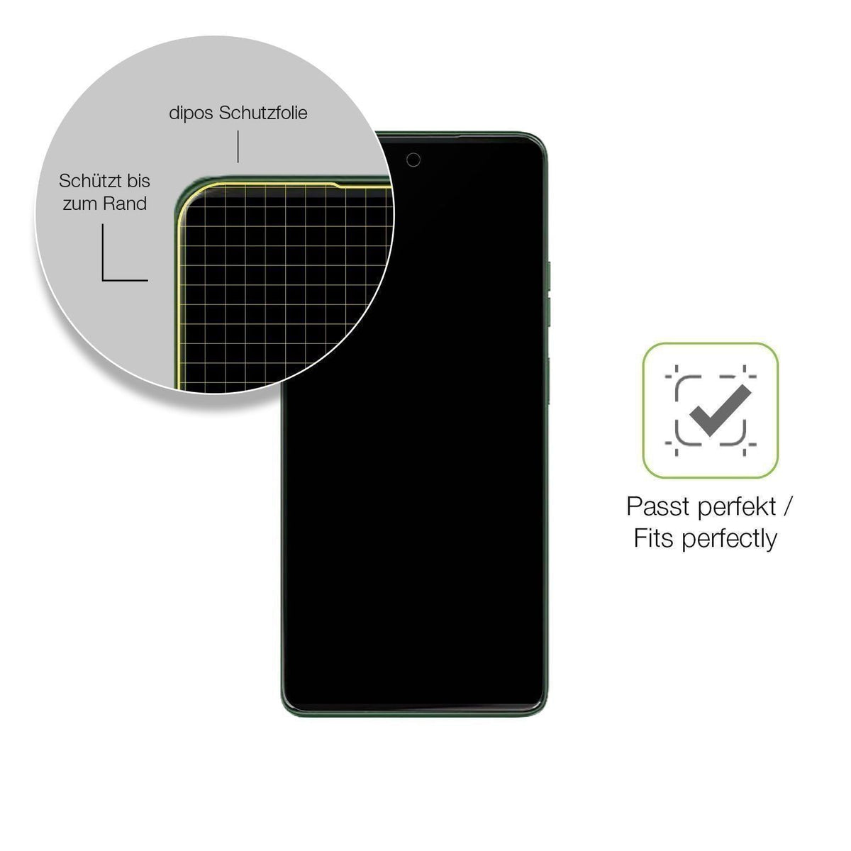 2x Full Cover Schutzfolie matt für Motorola Moto G (6)