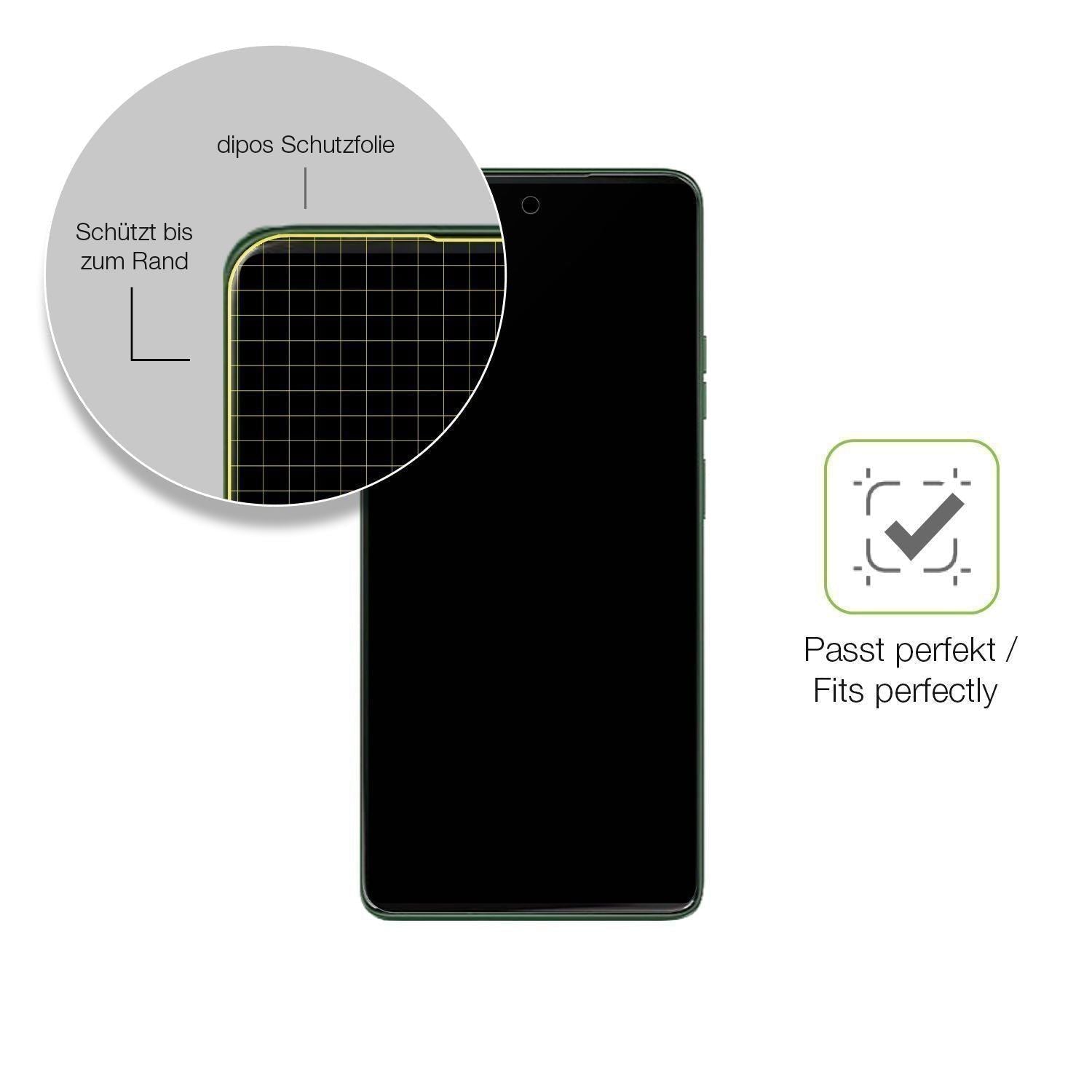 2x Full Cover Schutzfolie matt für Motorola Moto G (6)