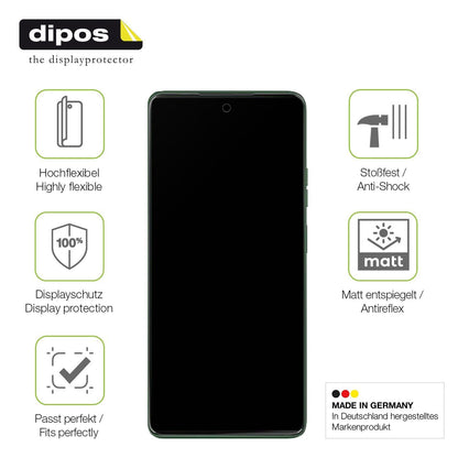 2x Full Cover Schutzfolie matt für Motorola Moto G (7)
