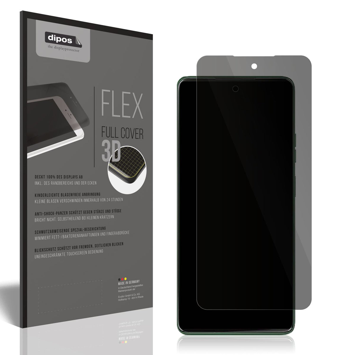 Full Cover Privacy Blickschutzfolie für Motorola M (1)