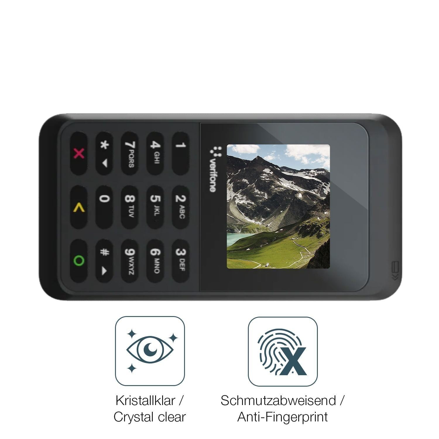 2x 9H Schutzfolie für Verifone e235 Panzerfolie (5)