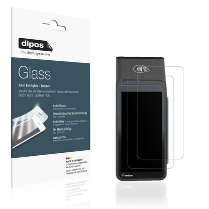 2x 9H Schutzfolie matt für Verifone V660p Panzerfo (1)