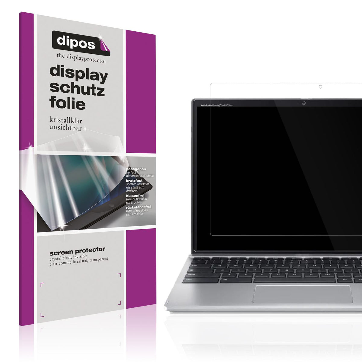 2x Schutzfolie klar für Acer Chromebook Spin 312 D (1)
