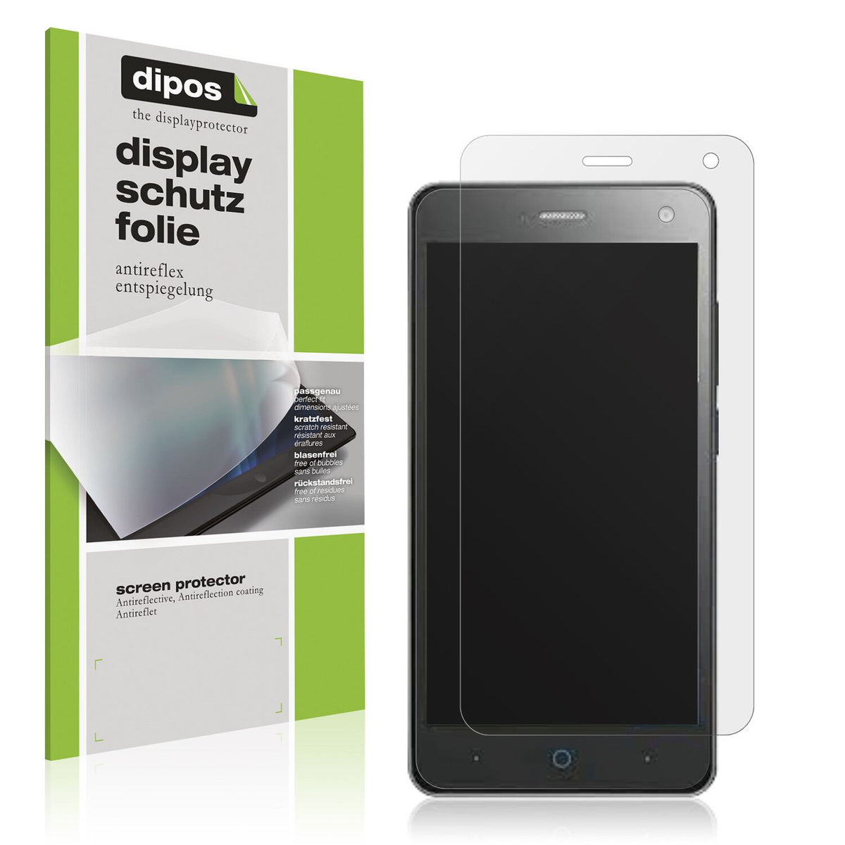 2x Schutzfolie matt für ZTE Blade L3 Display-Schut (1)