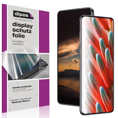 4x Schutzfolie klar für Blackview Wave 8 Display-S (1)