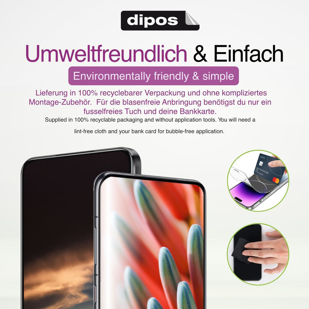 4x Schutzfolie klar für Doogee S Mini Display-Schu (4)