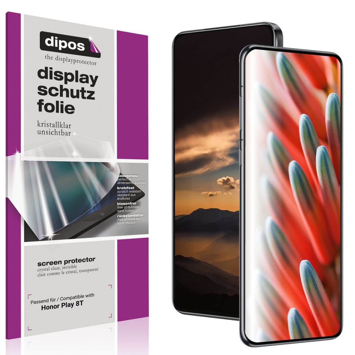 4x Schutzfolie klar für Honor Play 8T Display-Schu (1)