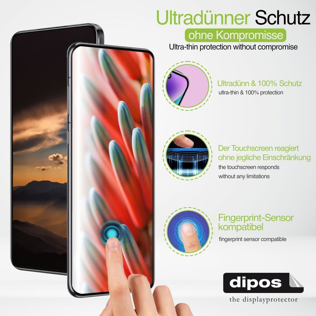 4x Schutzfolie matt für O2 XDA orbit Display-Schut (3)