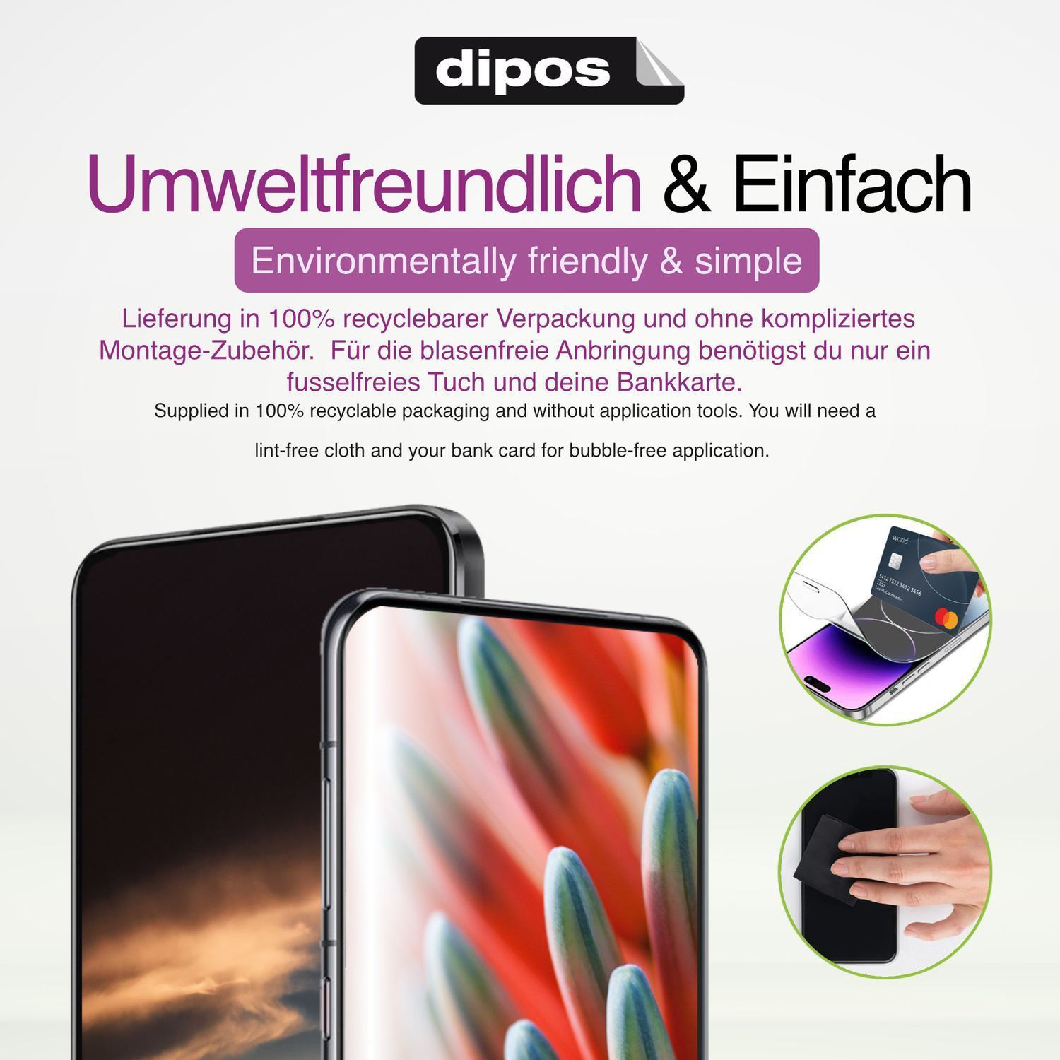 4x Schutzfolie klar für Unihertz TickTock E Displa (4)
