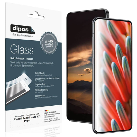 2x 9H Schutzfolie für Xiaomi Redmi Note 12 Pro+ Pa (1)