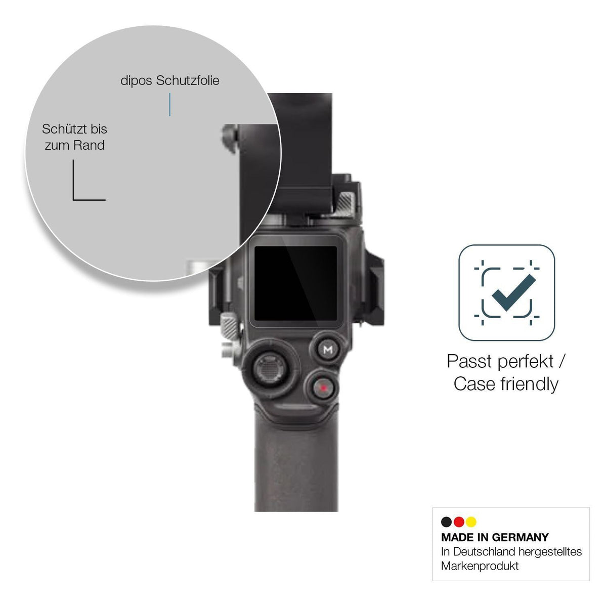 2x 9H Schutzfolie für DJI RS 4 Pro Panzerfolie (6)