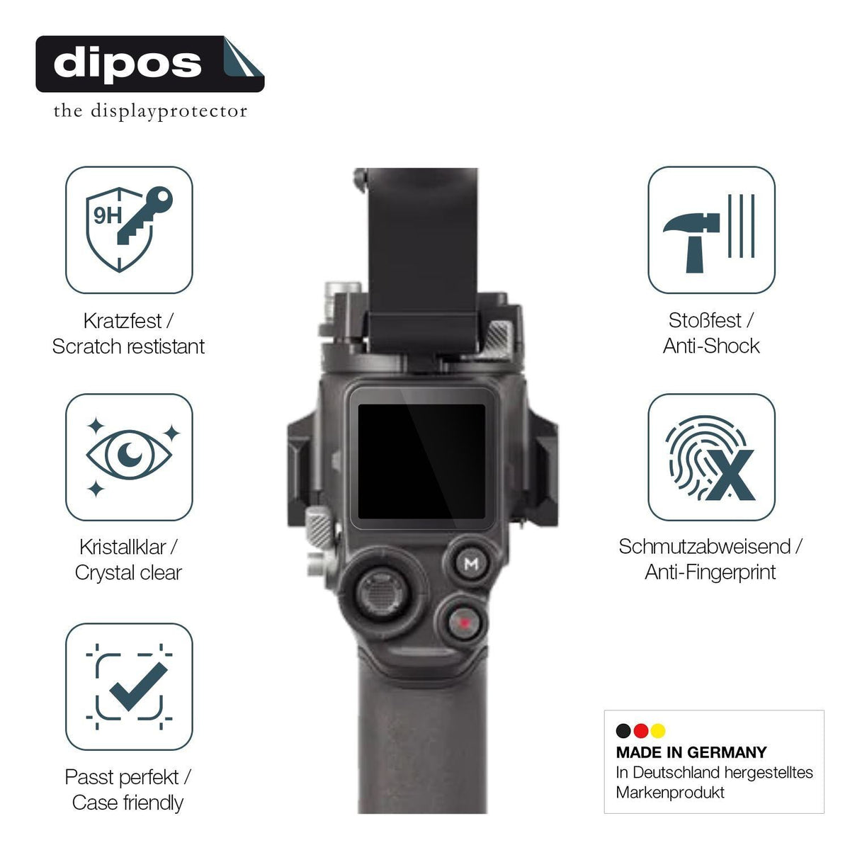 2x 9H Schutzfolie für DJI RS 4 Pro Panzerfolie (7)