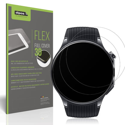 2x Full Cover Schutzfolie matt für Oppo Watch X2 (1)