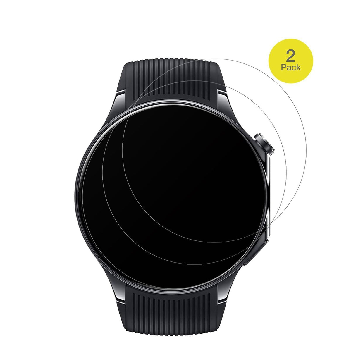 2x Full Cover Schutzfolie matt für Oppo Watch X2 (2)