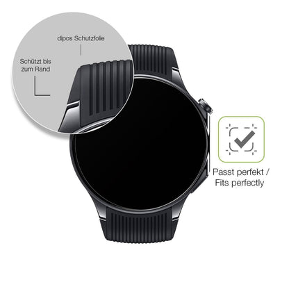 2x Full Cover Schutzfolie matt für Oppo Watch X2 (6)