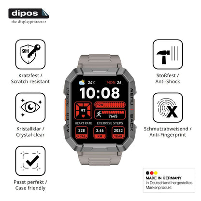 2x 9H Schutzfolie für Blackview W60 Smartwatch 2.0 (7)