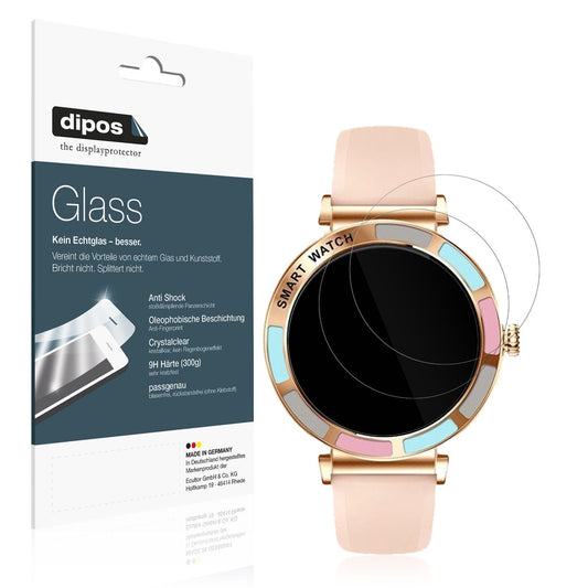 2x 9H Schutzfolie für Braidol Smartwatch 1.27 Zoll (1)