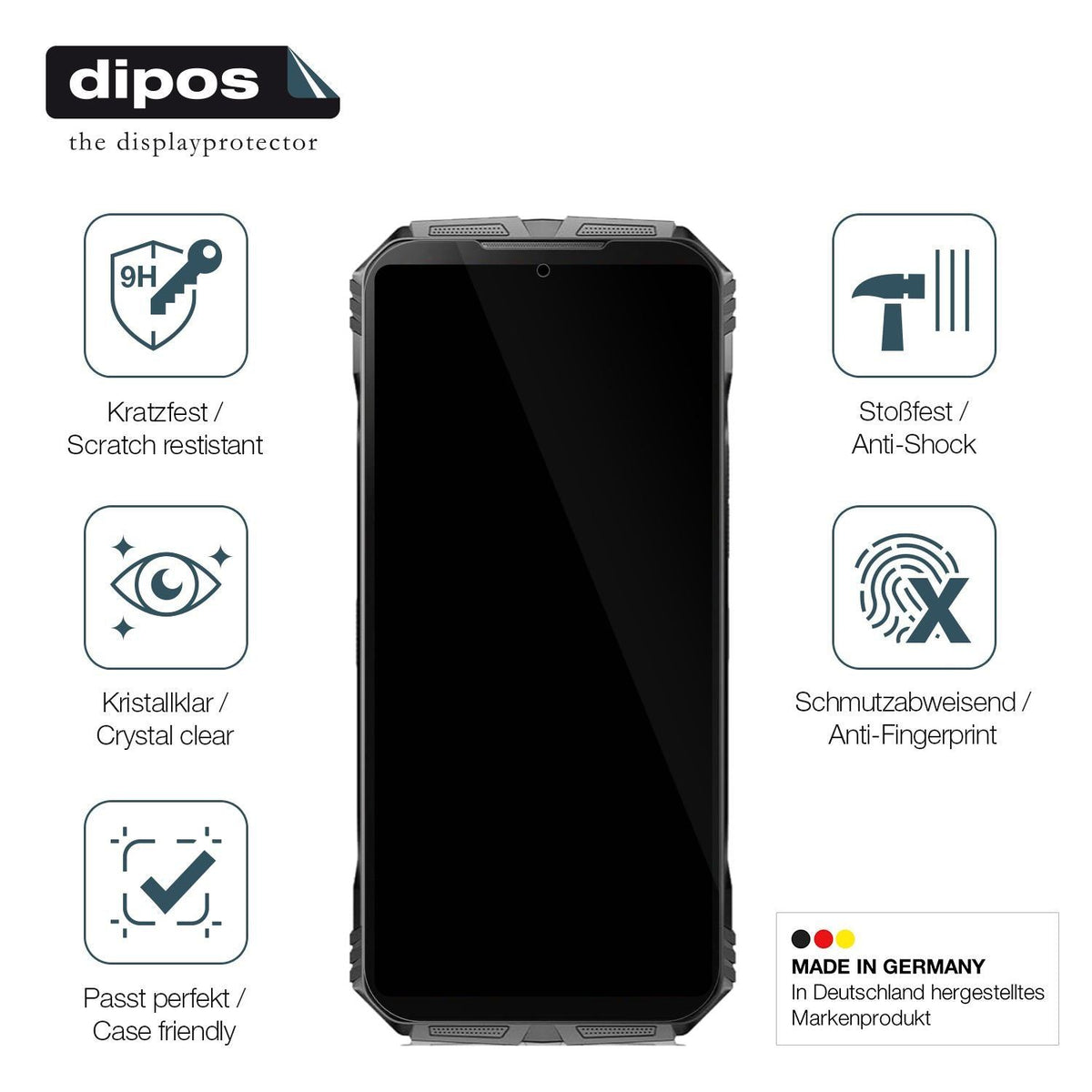 2x 9H Schutzfolie für Doogee V Max Pro Panzerfolie (7)