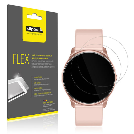 2x 3D Full Cover Schutzfolie für Maxcom Fit FW32 N (1)