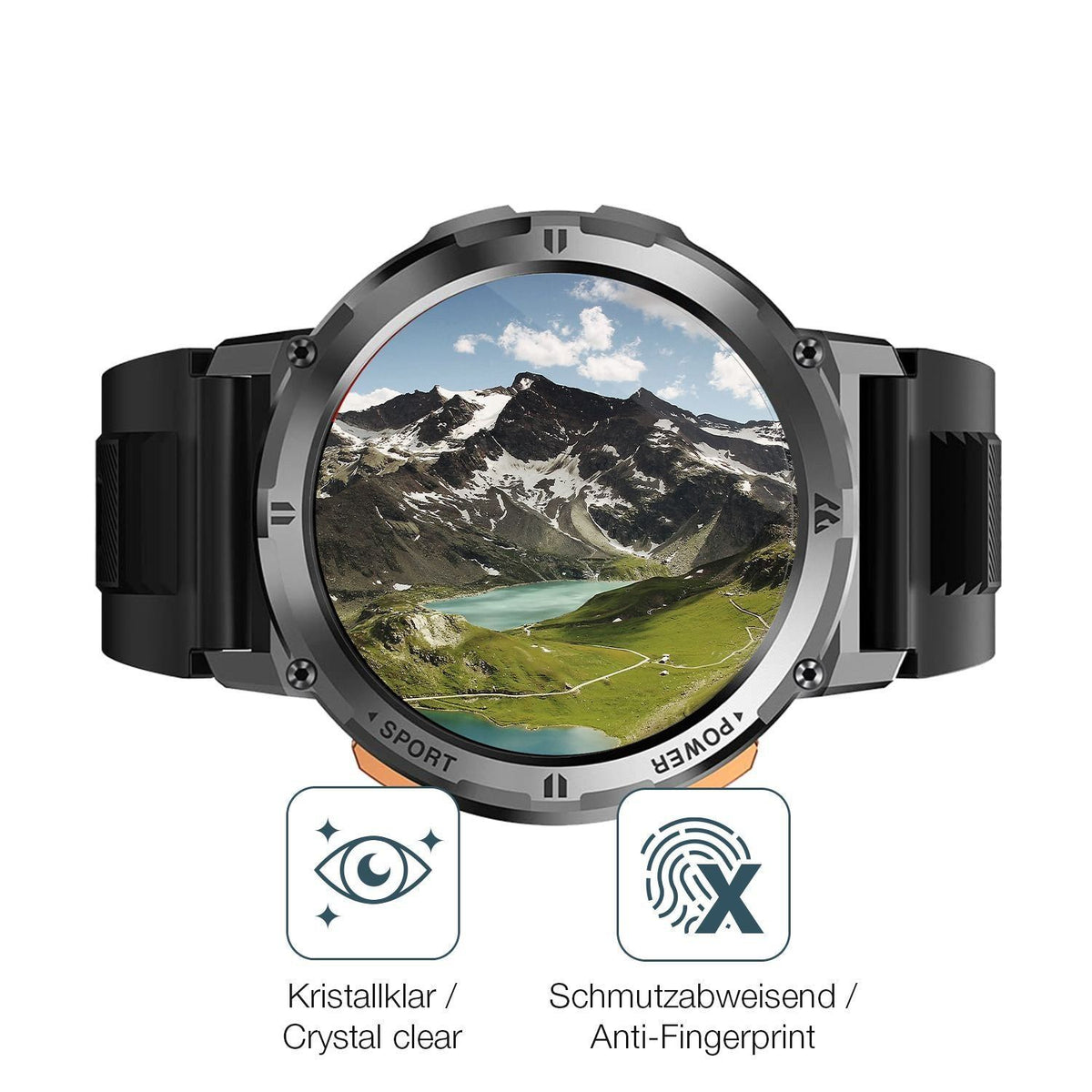 6x Schutzfolie klar für HIDAMEL T3E Display-Schutz (4)