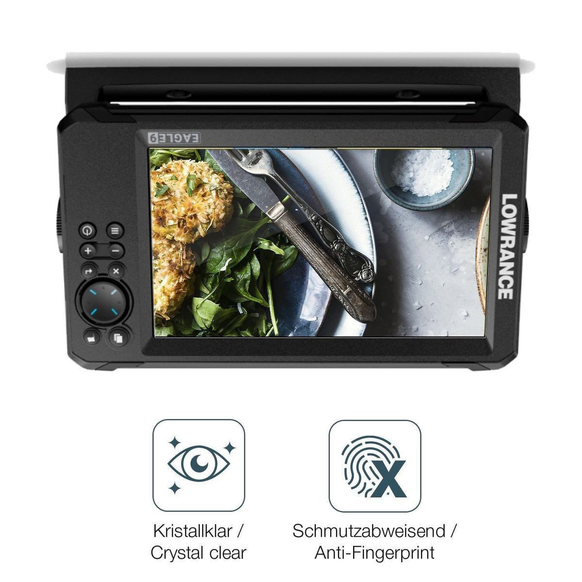 2x 9H Schutzfolie für Lowrance Eagle 9 Panzerfolie (5)