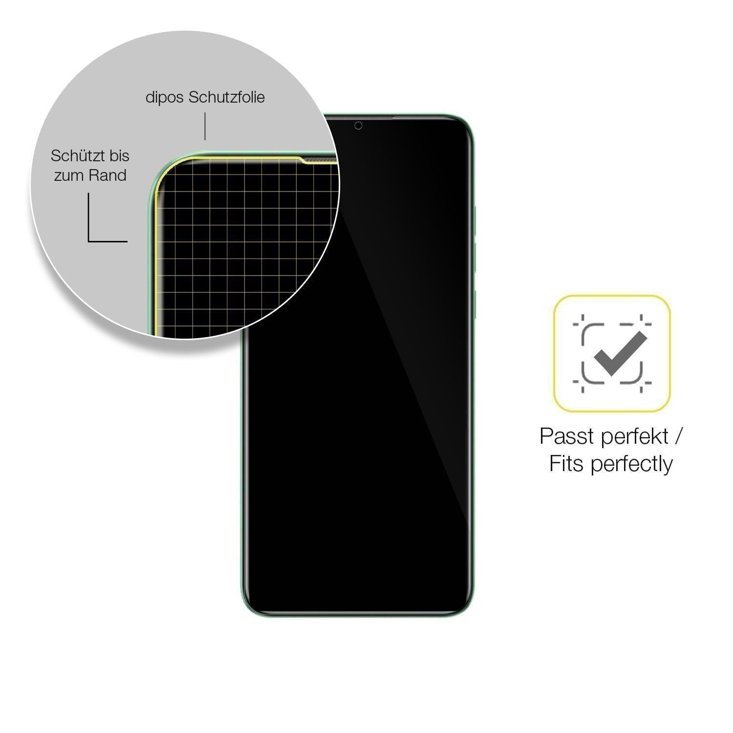 2x 3D Full Cover Schutzfolie für Oukitel C53 (6)
