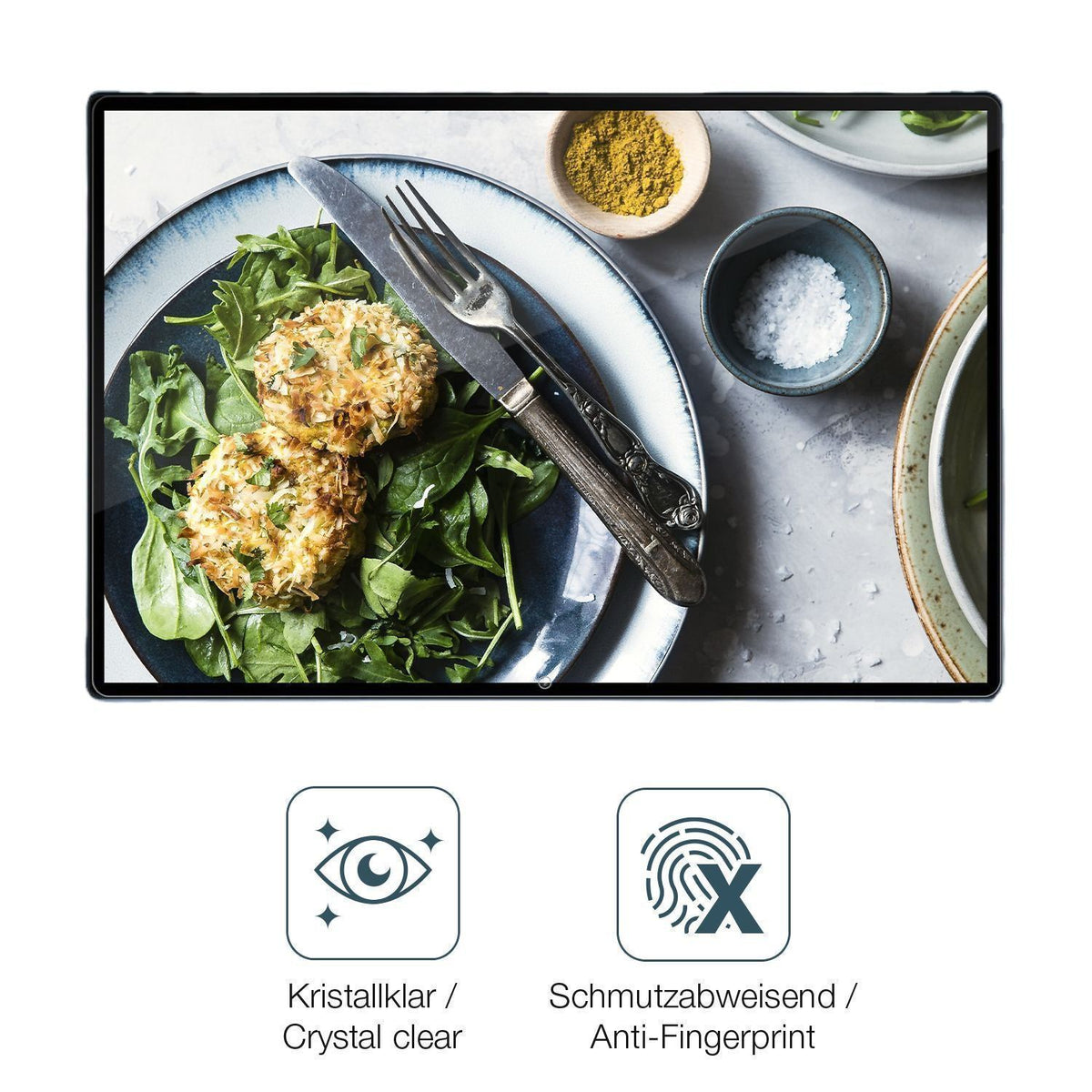 2x Schutzfolie klar für ZIOVO Z168 Display-Schutzf (4)