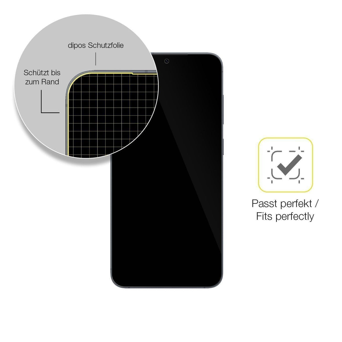 2x 3D Full Cover Schutzfolie für Samsung Galaxy S2 (7)