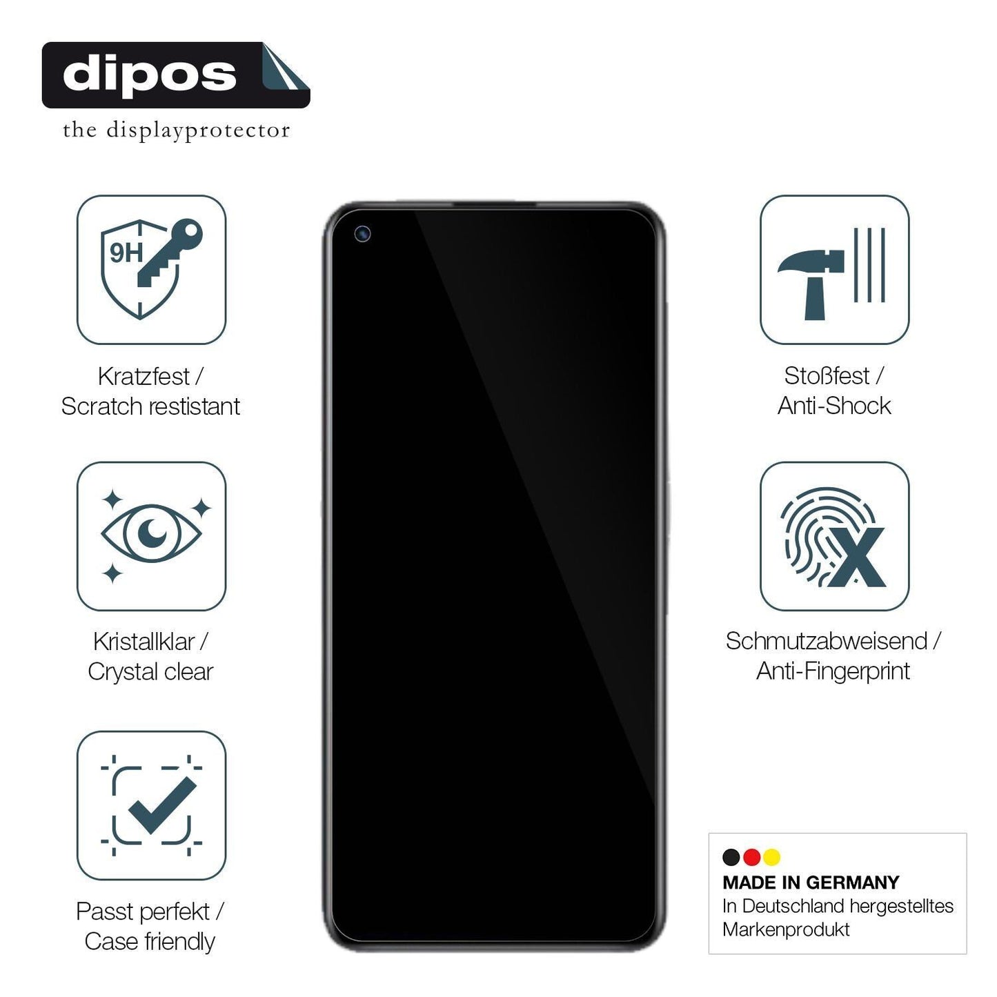 2x 9H Schutzfolie für Realme Q5 Pro Panzerfolie (7)