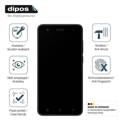 1x 9H Schutzfolie matt für Coolpad Legacy GO Panze (7)