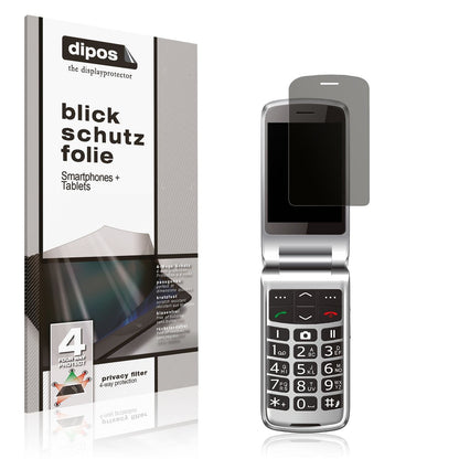 Blickschutzfolie für Bea-fon SL646 matt Schutzfoli (1)