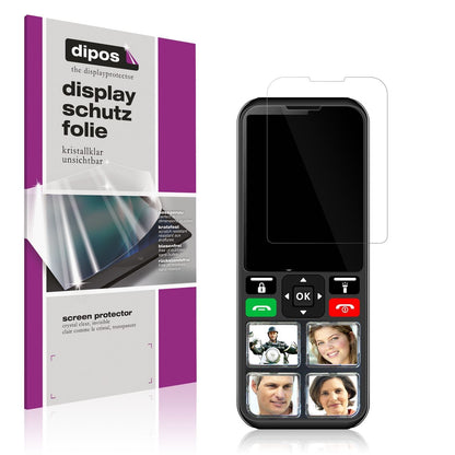 4x Schutzfolie klar für Geemarc CL8000 Display-Sch (1)
