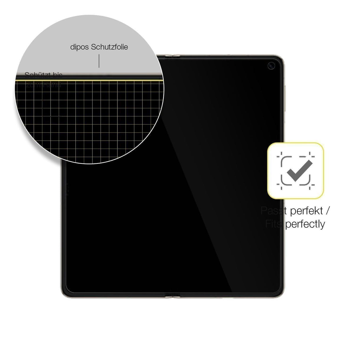 2x 3D Full Cover Schutzfolie für Huawei Mate X6 In (6)