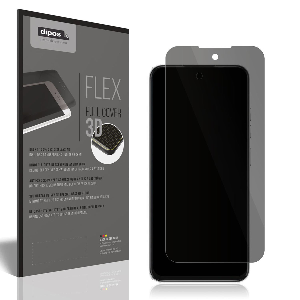 Full Cover Privacy Blickschutzfolie für Tecno Spar (1)