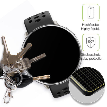 2x Full Cover Schutzfolie matt für Amazfit Active  (3)