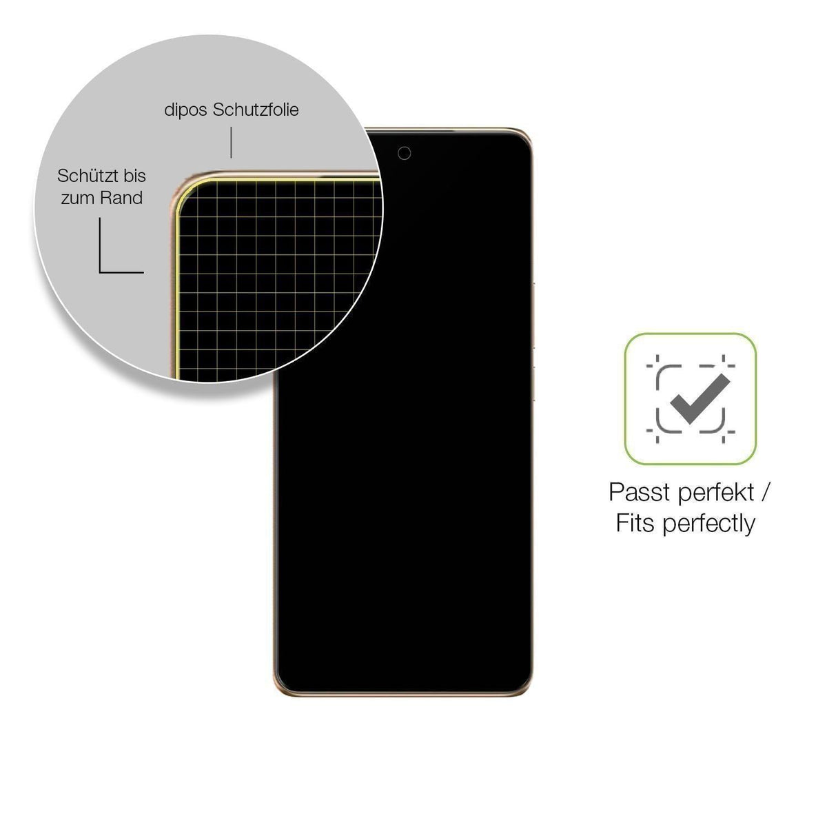 2x Full Cover Schutzfolie matt für Vivo T3 Pro (6)