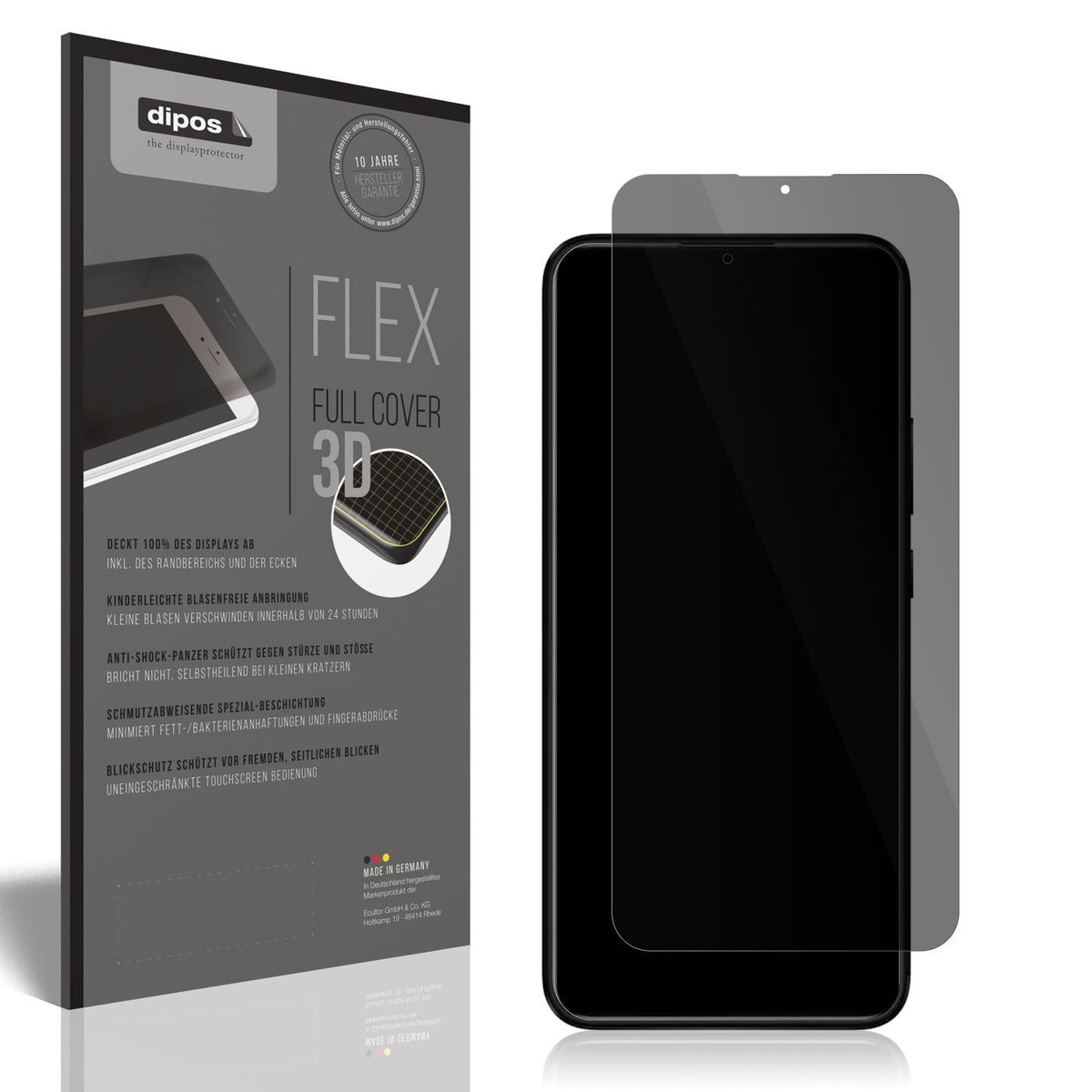 Full Cover Privacy Blickschutzfolie für Hisense E3 (1)