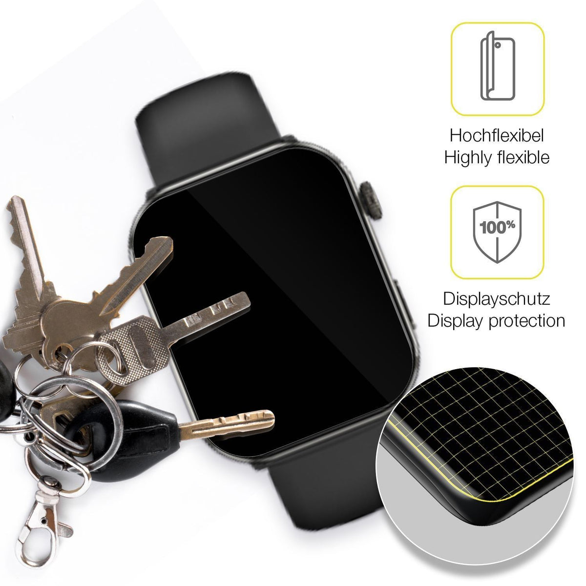 2x 3D Full Cover Schutzfolie für Blackview R60 (3)