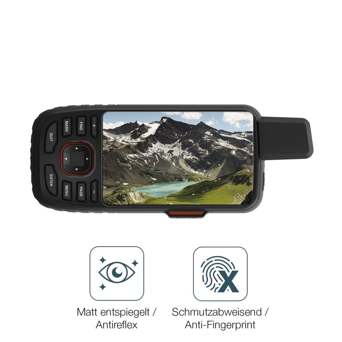 2x 9H Schutzfolie matt für Garmin GPSMAP 67 67i Pa (5)