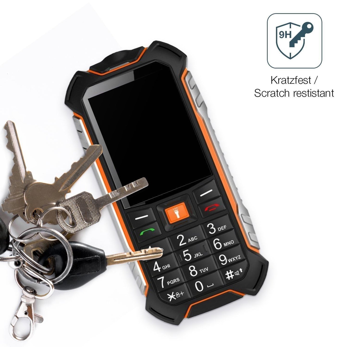 2x 9H Schutzfolie matt für Hammer Boost 2 LTE Panz (3)