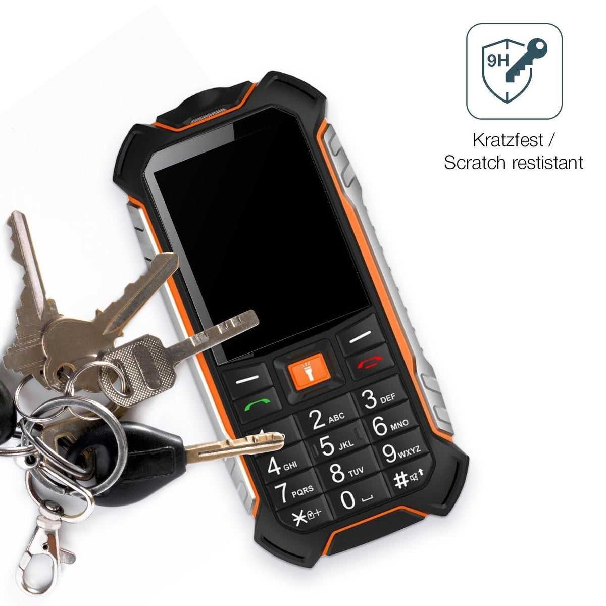 2x 9H Schutzfolie matt für Hammer Boost 2 LTE Panz (3)