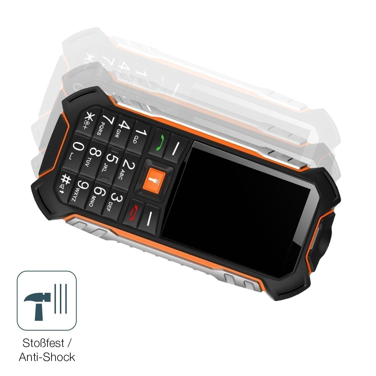 2x 9H Schutzfolie matt für Hammer Boost 2 LTE Panz (4)