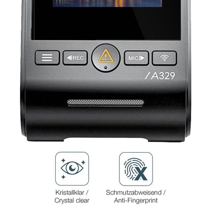 2x 9H Schutzfolie für VIOFO A329 2CH Dashcam Panze (5)