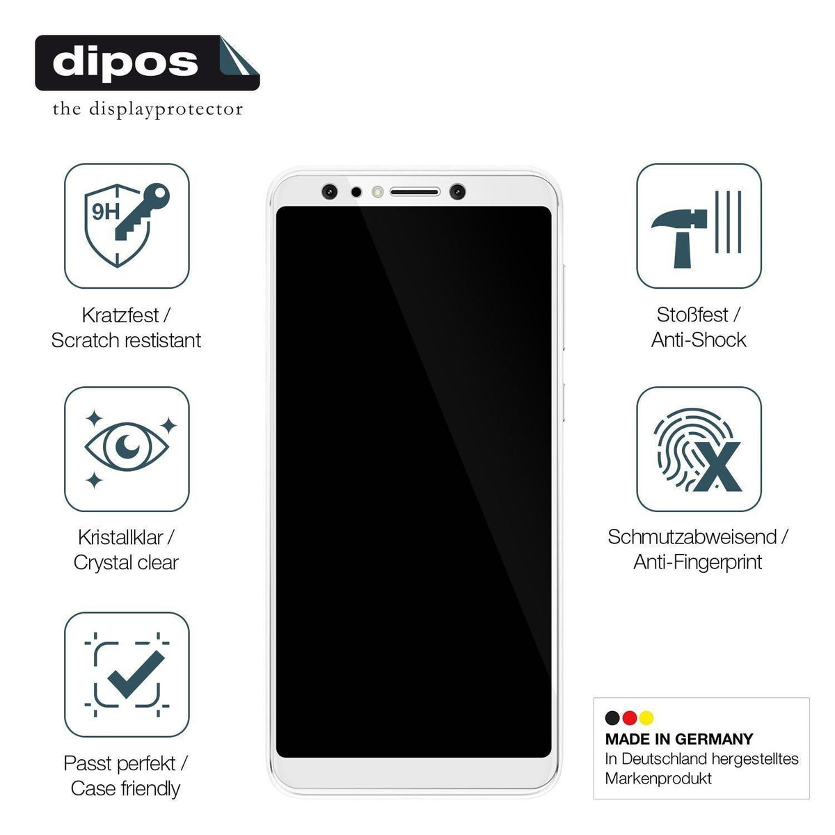 2x 9H Schutzfolie für Asus Zenfone 5 Selfie Pro Pa (7)